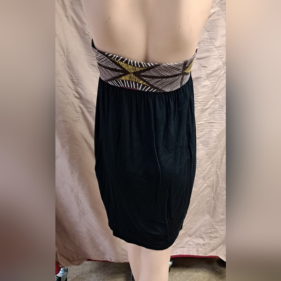 Fighting Eel Hawai'I-Kate Dress Short, Black w/Rona Bennett artwork Bandeau Top - Picture 2 of 10